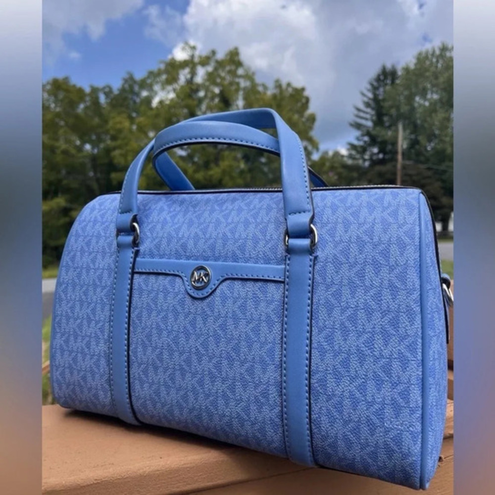 Michael Kors South Pacific Medium Duffle Satchel Crossbody Bag NWT